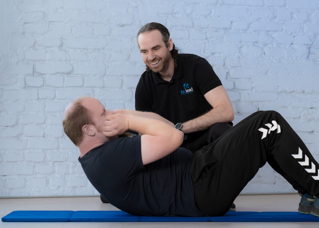 Personal Training mit einem Unternehmer Oberbergs